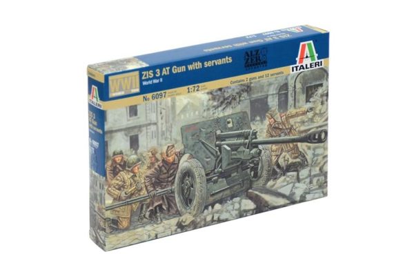 1/72 Rus ZiS 3 Mürettebatlı Top Maketi, Italeri 6097