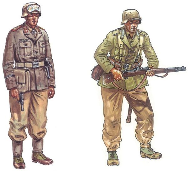 1/72 WWII D.A.K. Piyade Askerleri Maketi SetiI6099 - Görsel 3
