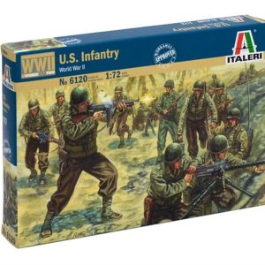 1/72 WWII Amerikan Piyade Askerleri Maketi, Italeri 6120