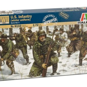 1/72 WWII ABD Kış Üniformalı Piyade Askerleri Maketi, Italeri 6133