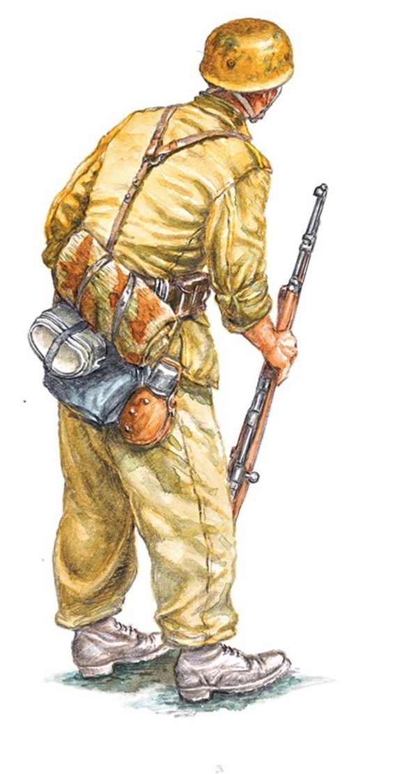 1/72 WWII Alman Tropikal Üniformalı Askeri Paraşütçüleri Maketi, Italeri 6134 - Görsel 4