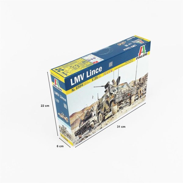 1/35 LMV Lince Zırhlı Aracı Maketi, Italeri 6504 - Görsel 3