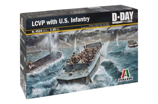 1/35 LCVP Çıkartma Gemisi ve Mürettebatı Maketi, Italeri 6524