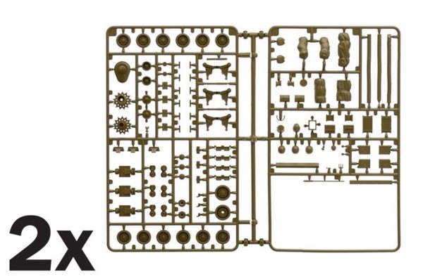 1/35 M4A3E8 Sherman (Fury) Tank Maketi, Italeri 6529 - Görsel 7