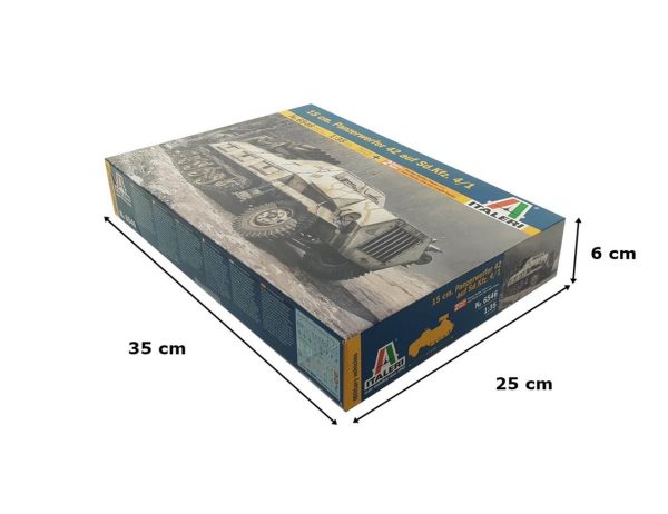 1/35 15 cm. Panzerwerfer 42 auf Sd.Kfz. 4/1 Yarı Paletli Tanksavar Aracı Maketi, Italeri 6546 - Görsel 5