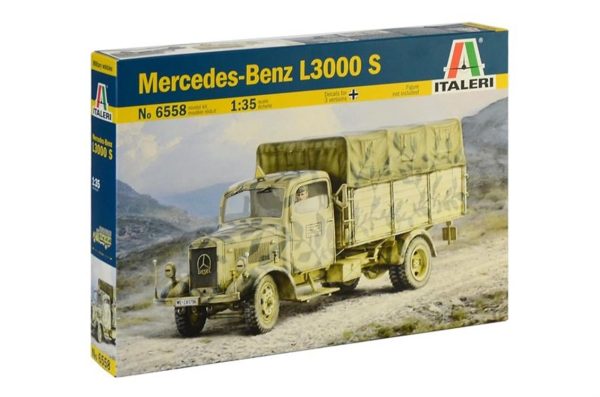 1/35 Mercedes-Benz L3000 Askeri Kamyon Maketi, Italeri 6558