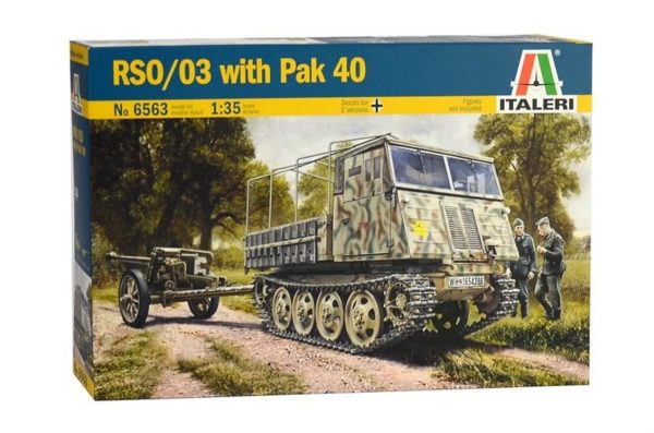 1/35 RSO/03 PaK 40'lı Paletli Askeri Araç Maketi, Italeri 6563