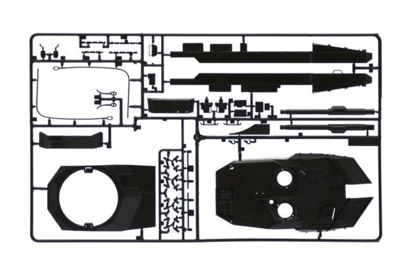 1/35 Leopard 2 A6 Tank Tank Maketi, Italeri 6567 - Görsel 4