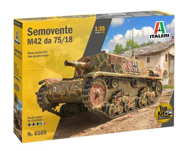 1/35 Semovente M42 75/18 Tank Maketi, Italeri 6569