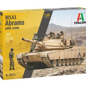 1/35 M1A2 Abrams Mürettebatlı Tank Maketi, Italeri 6571