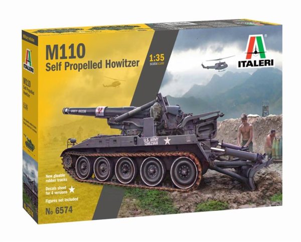 1/35 M110 Kundağı Motorlu Obüs Maketi, Italeri 6574