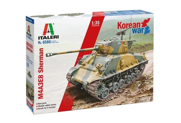 1/35 M4A3E8 Sherman ( Kore Savaşı ) Tank Maketi, Italeri 6586