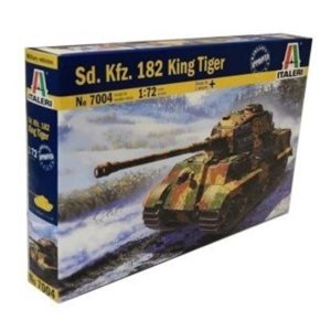 1/72 Sd. Kfz.182 King Tiger Tank Maketi, Italeri 7004