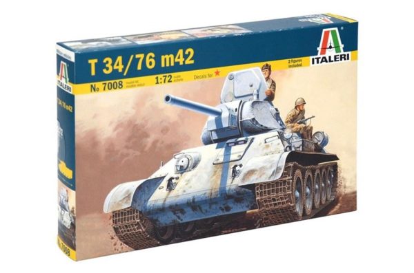1/72 T 34/76 Rus Tank Maketi, Italeri 7008