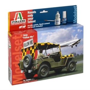1/35 Askeri Jeep (Follow Me) Maketi SetiI70390