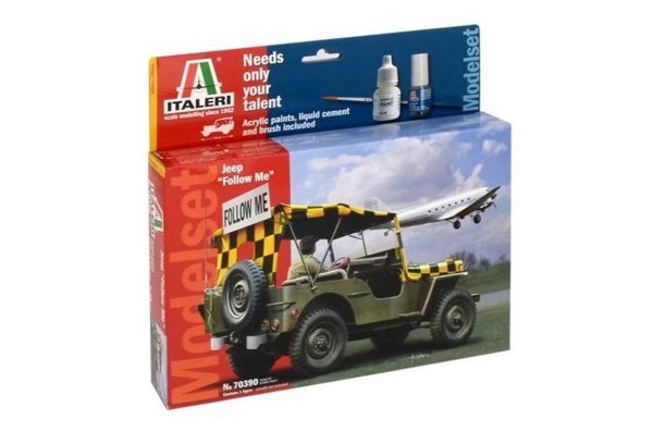 1/35 Askeri Jeep (Follow Me) Maketi SetiI70390