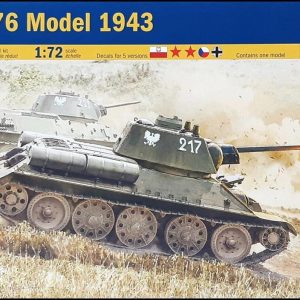 1/72 T-34/76 Mod. 43 Tank Maketi, Italeri 7078