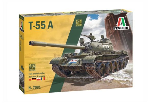 1/72 T-55 Ana Muhabere Tank Maketi, Italeri 7081