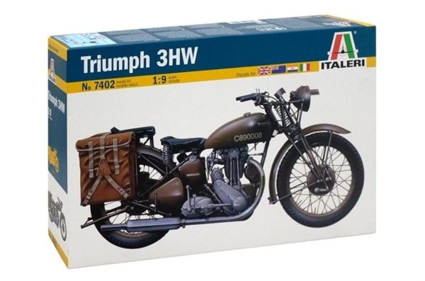 1/9 Triumph 3WH Askeri Motosiklet Maketi, Italeri 7402