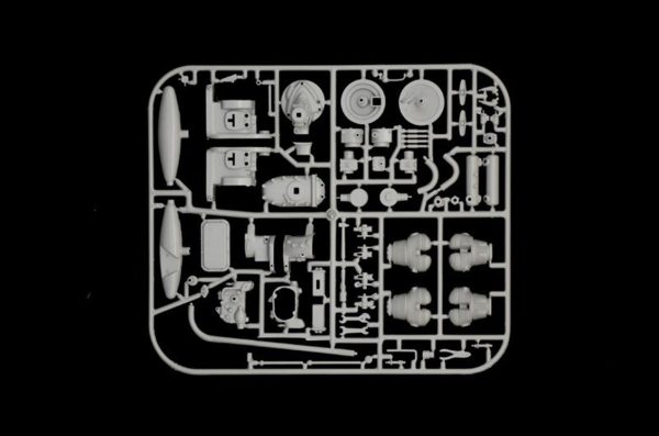 1/9 BMW R75 Alman Sepetli Askeri Motosiklet Maketi, Italeri 7403 - Görsel 4