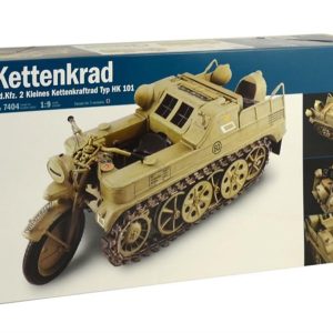1/9 Kettenkrad Yarı Paletli Motosiklet Maketi, Italeri 7404