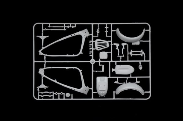 1/9 Zundapp KS 750 Sepetli Askeri Motosiklet Maketi, Italeri 7406 - Görsel 4