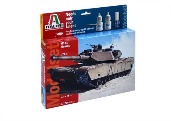1/72 M1 Abrams Tank Maketi SetiI77001