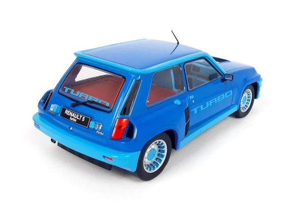 1/18 1981 Renault 5 Turbo 1 Mavi Diecast Araba, Ixo Models 005 - Görsel 3