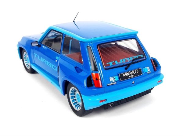 1/18 1981 Renault 5 Turbo 1 Mavi Diecast Araba, Ixo Models 005 - Görsel 4