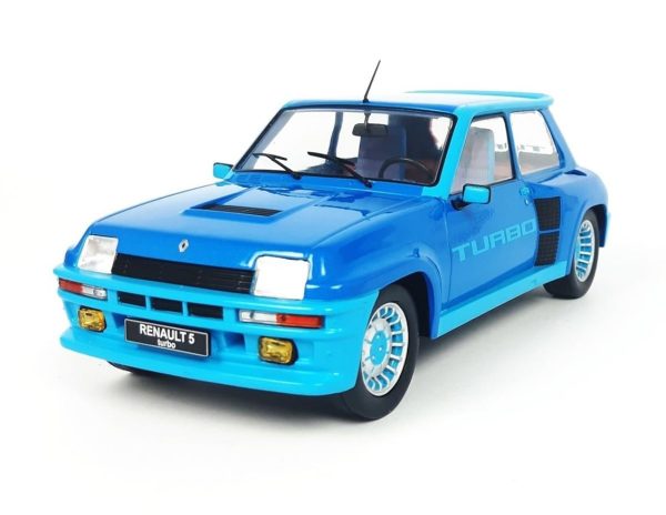 1/18 1981 Renault 5 Turbo 1 Mavi Diecast Araba, Ixo Models 005