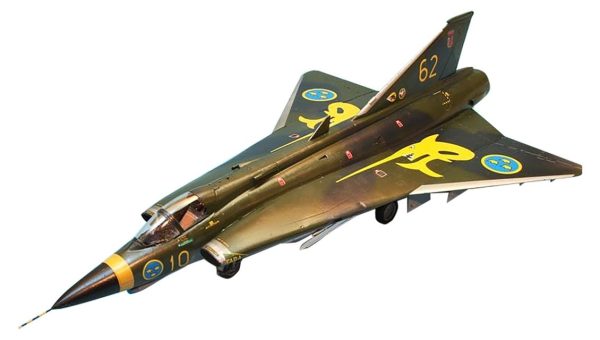 1/72 F-35J Draken (Swedish A.F.) Savaş Uçağı Maketi, Mister Craft D088 - Görsel 4