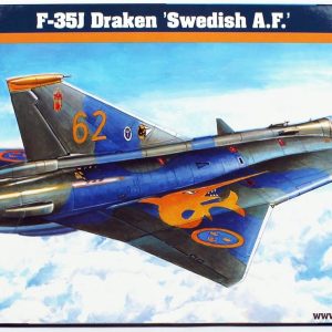 1/72 F-35J Draken (Swedish A.F.) Savaş Uçağı Maketi, Mister Craft D088