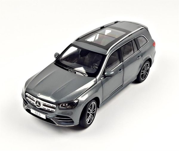 1/18 Mercedes Benz GLS (X167) 2019 Selenite Grey Metalik Diecast Araba, Jadi B66960623
