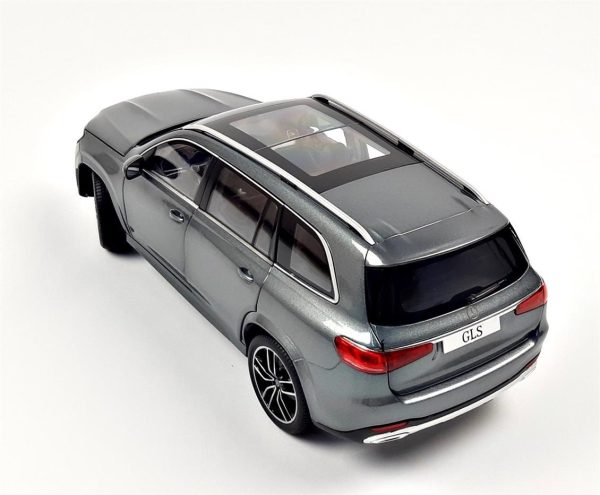 1/18 Mercedes Benz GLS (X167) 2019 Selenite Grey Metalik Diecast Araba, Jadi B66960623 - Görsel 4