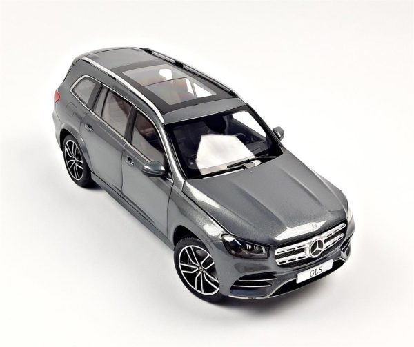 1/18 Mercedes Benz GLS (X167) 2019 Selenite Grey Metalik Diecast Araba, Jadi B66960623 - Görsel 2