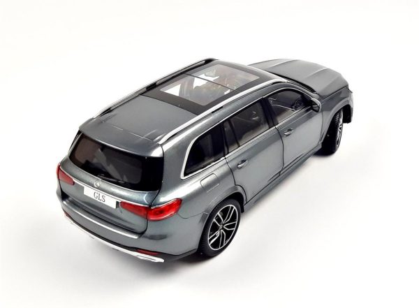 1/18 Mercedes Benz GLS (X167) 2019 Selenite Grey Metalik Diecast Araba, Jadi B66960623 - Görsel 3