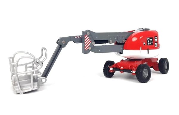 1/87 Yükselen Platformlu İş Aracı Maketi-Kırmızı, Kaidiwei 625023