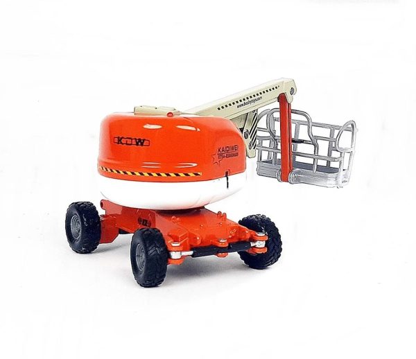1/87 Yükselen Platformlu İş Aracı Maketi-Orange, Kaidiwei 625023 - Görsel 3