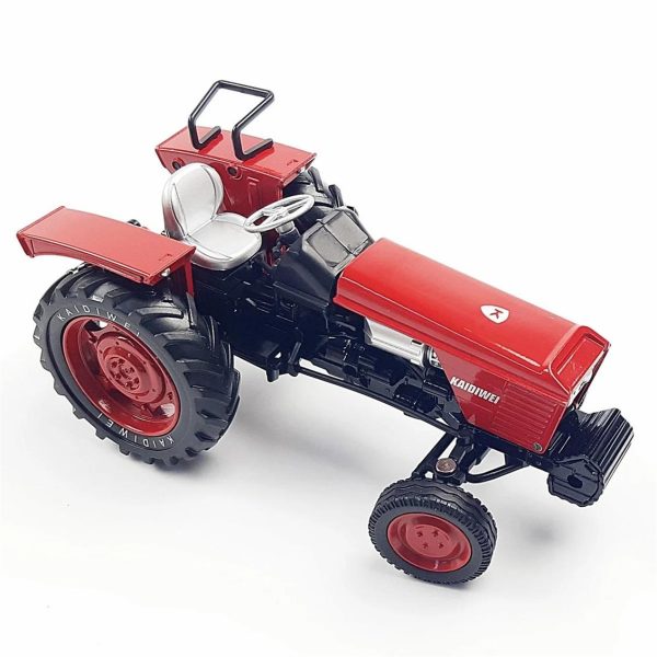 1/18 Tractor-Kırmızı, Kaidiwei 691011 - Görsel 2