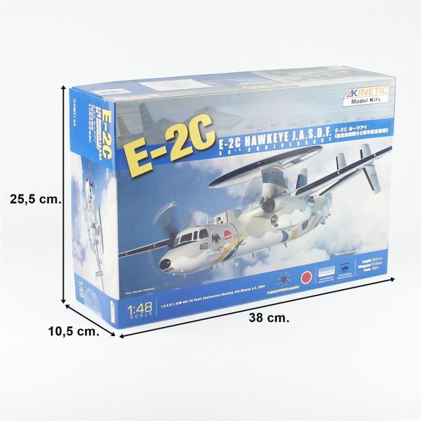 1/48 E-2C Jasdf NP2000 Props Savaş Uçağı Maketi, Kinetic Model 48014A - Görsel 4