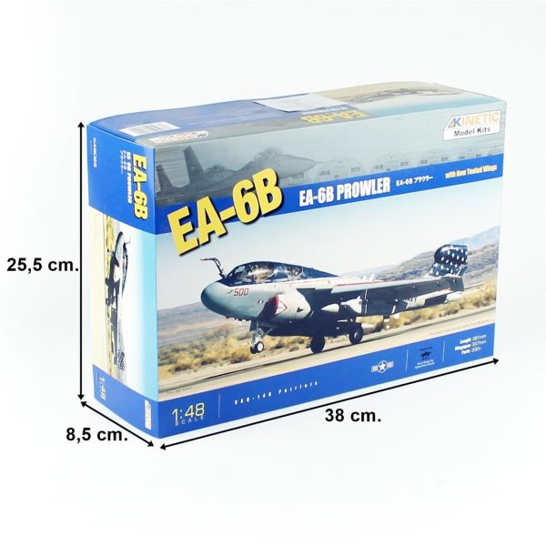 Kinetic K48022 1/48 EA-6B Prowler Savaş Uçağı Plastik Model Kiti - Görsel 5