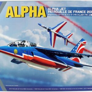 1/48 Ölçek, Alpha Jet (Patrouille de France 2017) (2-in-1) Savaş Uçağı Maketi, Kinetic K48064