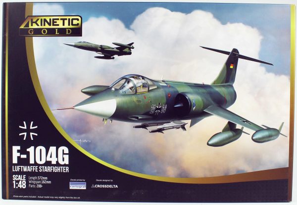 1/48 F-104G (Luftwaffe Starfighter) Savaş Uçağı Maketi, Kinetic K48083