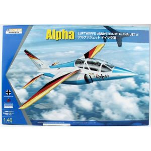 1/48 Alpha Jet A (Luftwaffe Anniversary Alpha Jet A) Savaş Uçağı Maketi, Kinetic K48087