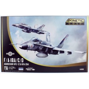 1/48 F/A-18A/C/D (Aggressor VFC-12 & VFA-204) Savaş Uçağı Maketi, Kinetic K48088