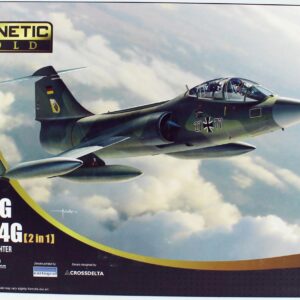 1/48 Lockheed TF-104G Starfighter (Luftwaffe Trainer) Savaş Uçağı Maketi, Kinetic K48089