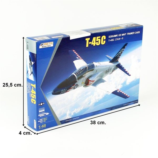 1/48 T-45C (Goshawk US Navy Trainer CAGs TW-1 / TW-6) Savaş Uçağı Maketi, Kinetic K48094 - Görsel 5