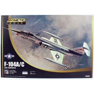 1/48 F-104A/C (USAF Startfighter) Savaş Uçağı Maketi, Kinetic K48096