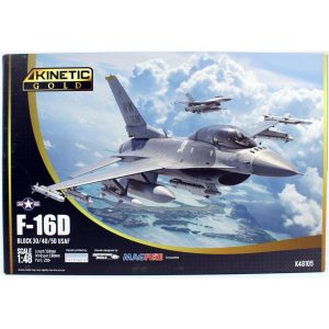 1/48 F-16D Block 30/40/50 USAF Savaş Uçağı Maketi, Kinetic K48105