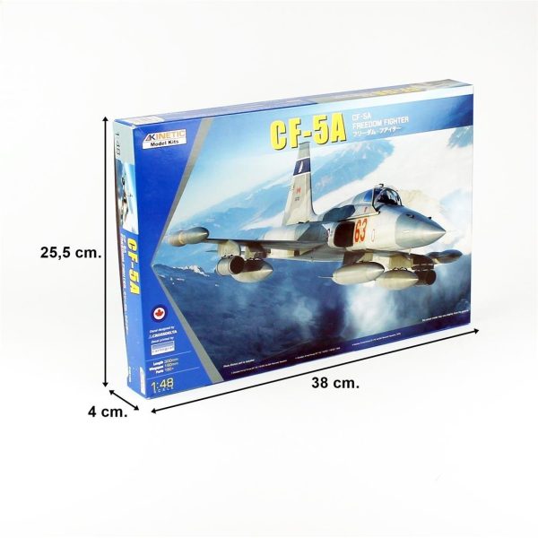 1/48 CF-5A Freedom Fighter Savaş Uçağı Maketi, Kinetic K48109 - Görsel 4